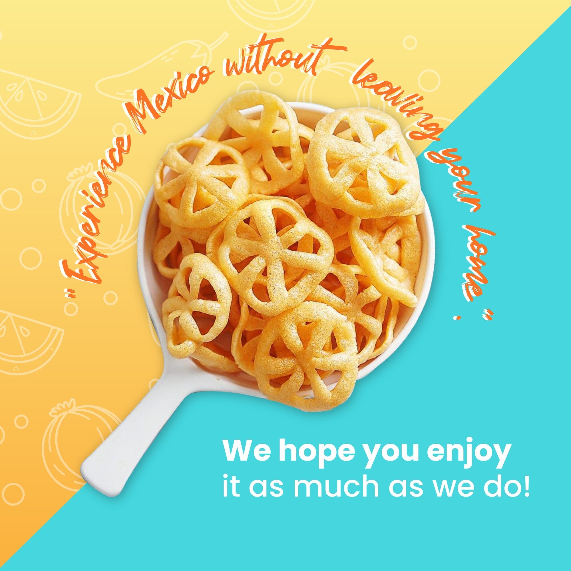 Chicharrones de Rueda | Fried Wheat Wheels | 3 oz