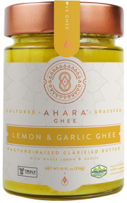Grass-Fed Lemon & Garlic Ghee | Ahara Rasa