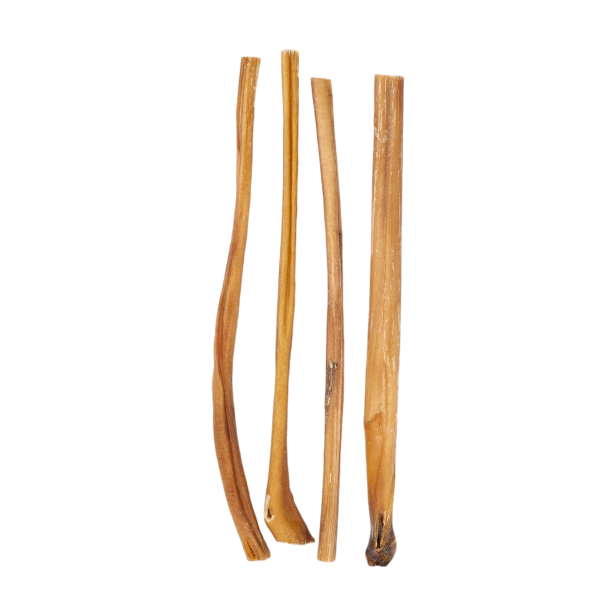 All-Natural Beef Bully Stick Dog Treats – Nutrient-Rich, and High-Protein – 12-Inch Standard (4-Pack)