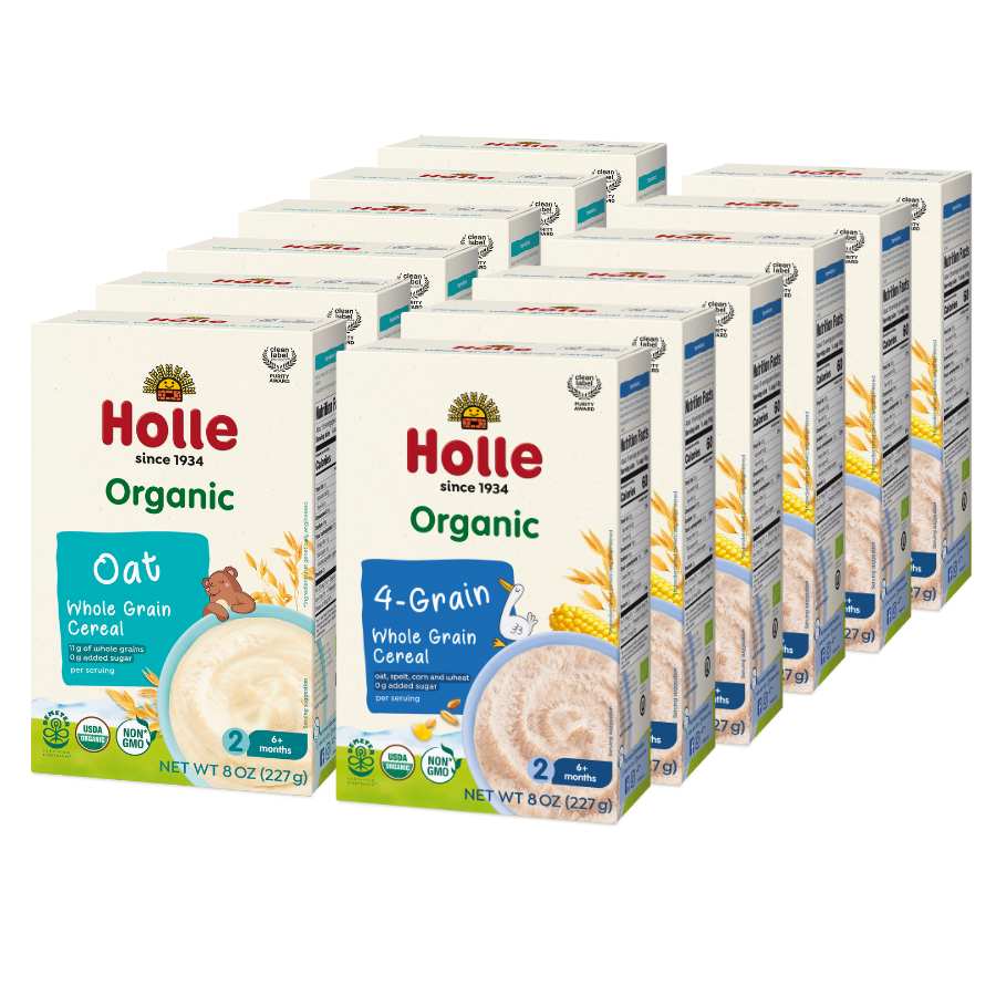 Holle Cereal Bundle: Oat & 4-Grain