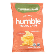 Humble Potato Chips Original Potato Chips, Case of 12 - 5 Oz