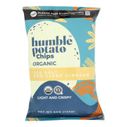 Humble Potato Chips, Sea Salt and Vinegar - 5 oz (Pack of 12)