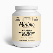 Vanilla Whey Isolate Protein Powder, 1.51 lbs