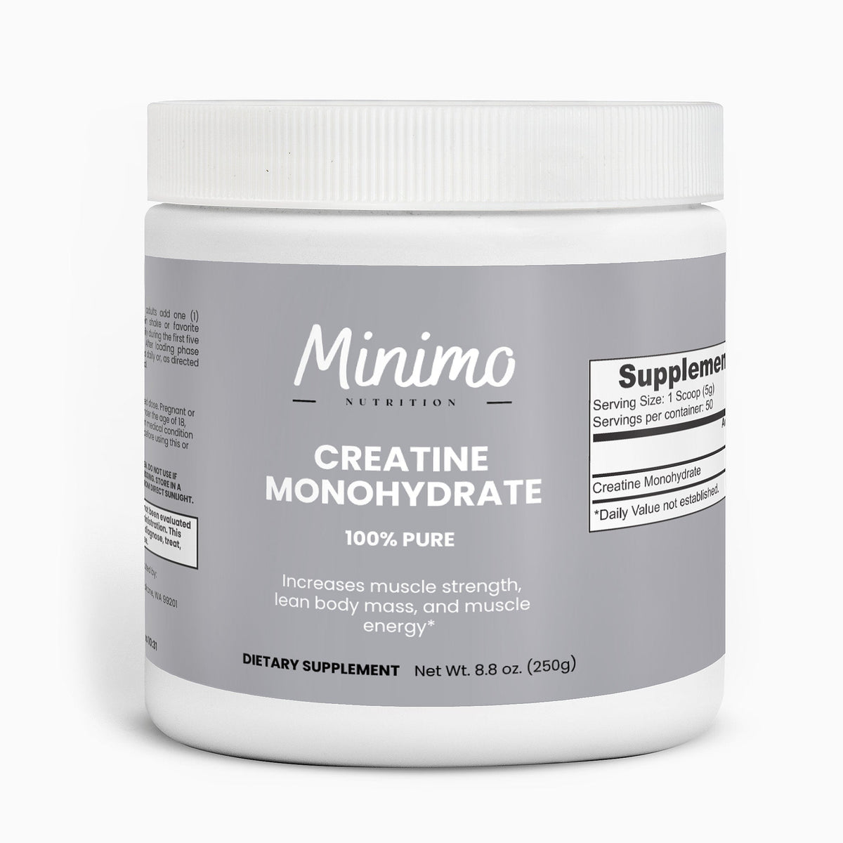 Dtc Powder Creatine Monohydrate Powder, 8.8 oz – Food DTC