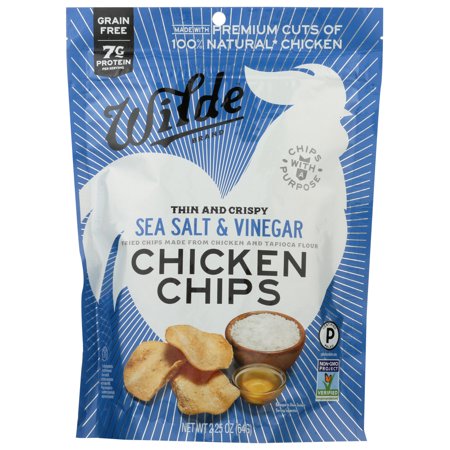 Wilde Protein Chicken Chips - High Protein Gluten Free Snacks (12 Pack, 2.25 oz)