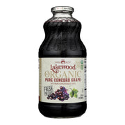 Lakewood Organic Concord Grape Juice, 32 Fl Oz  - Pack of 6