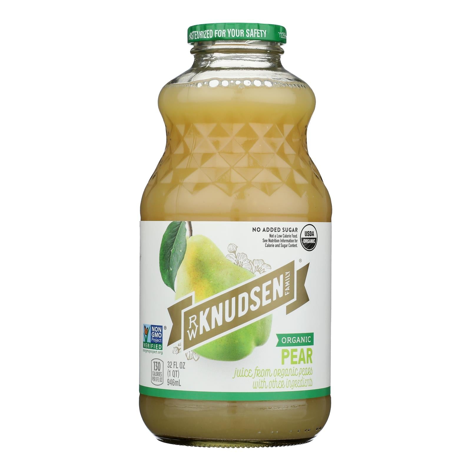 R.W. Knudsen Organic Pear Juice, 32 fl oz  (Pack of 6)
