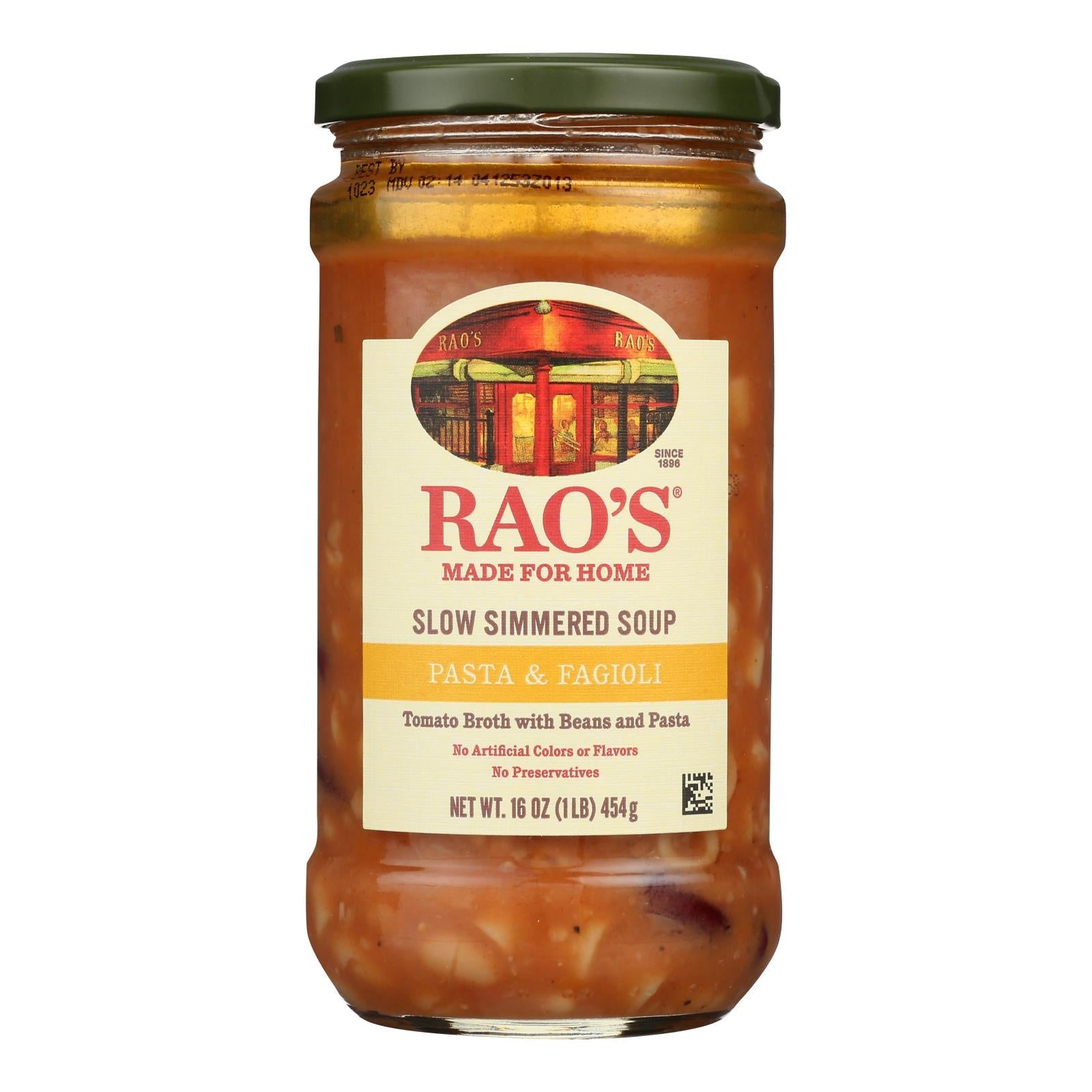 Rao's Homemade Soup Pasta & Fagioli - 6 x 16 oz  - Authentic Italian Recipe