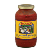Bove's of Vermont Roasted Garlic Pasta Sauce | 24 Oz Jars (Case of 6) | Gluten-Free, Kosher, GMO-Free Marinara