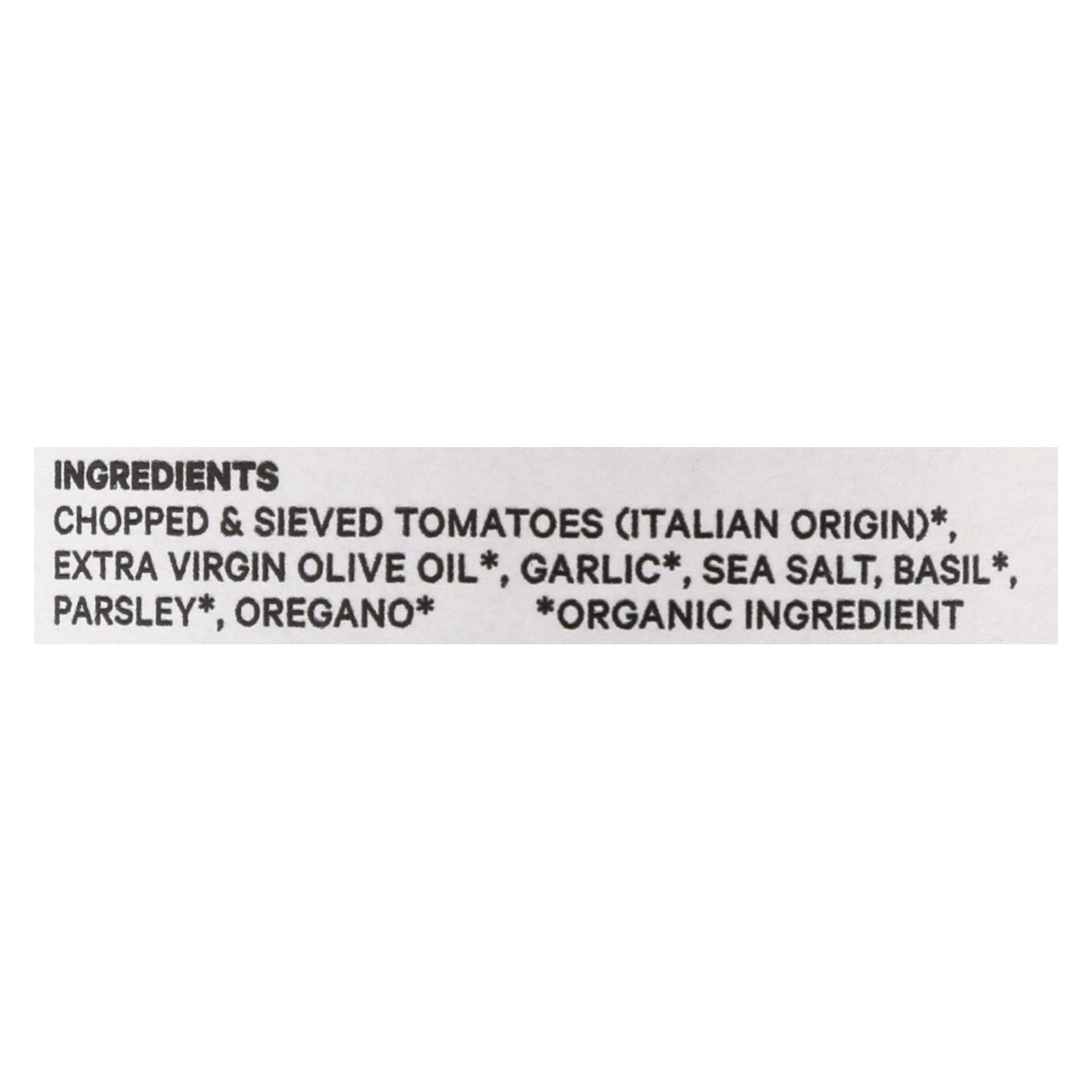 Seggiano Organic Marinara Garlic Pasta Sauce, Authentic Italian, Gluten-Free, Vegan, Case of 6 - 24 Oz Jars