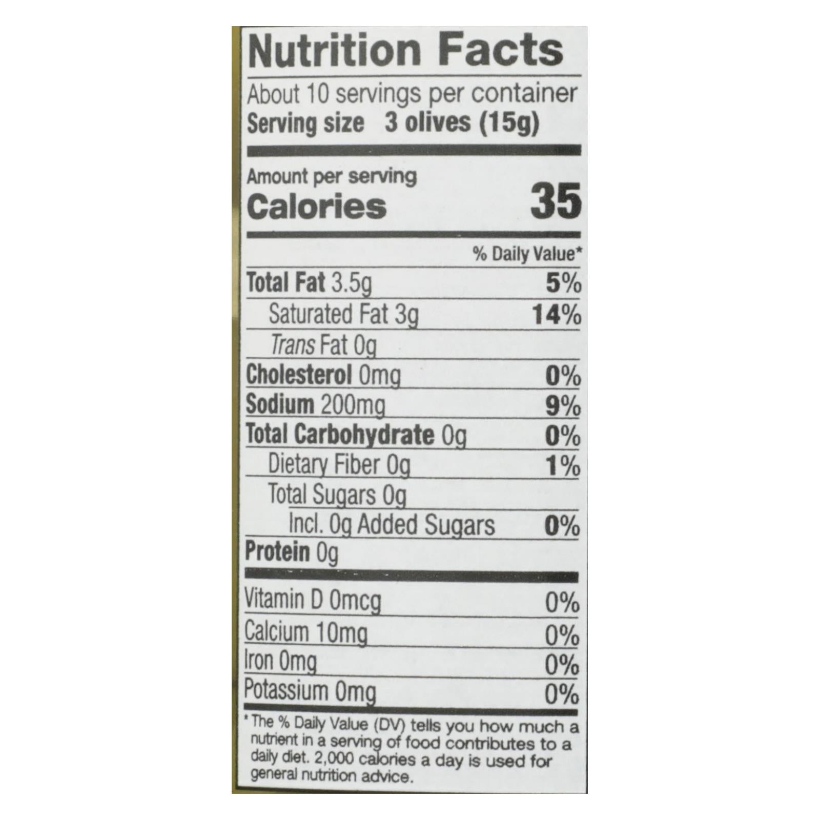 Delallo Castelvetrano Pitted Olives, Gourmet Italian Olives, Case of 6 x 5.3 Oz Jars, Gluten-Free