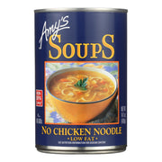 Amy's Organic Low-Fat No-Chicken Noodle Soup, 14.1 Oz (Pack of 12)