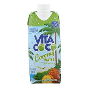 Vita Coco 100% Coconut Water, Refreshing Pineapple Flavor, 500ml (Pack of 12)