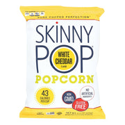 Skinnypop White Cheddar Popcorn, Case of 12 - 4.4 Oz Bags