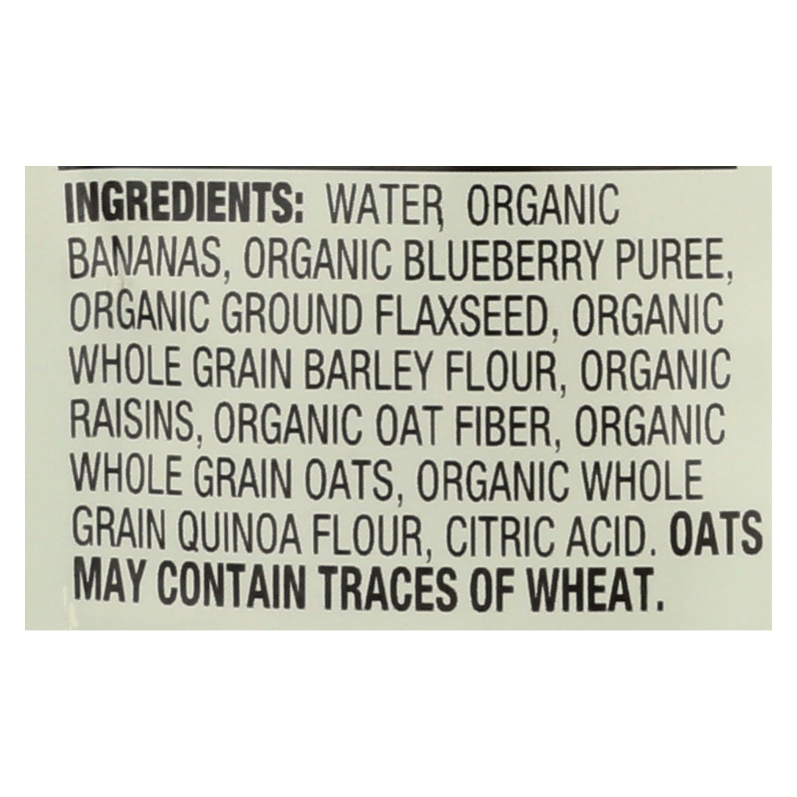 Earth's Best Organic Blueberry Banana Flax & Oat Baby Food Pouch, Stage 2, 3.5 oz (Case of 12)