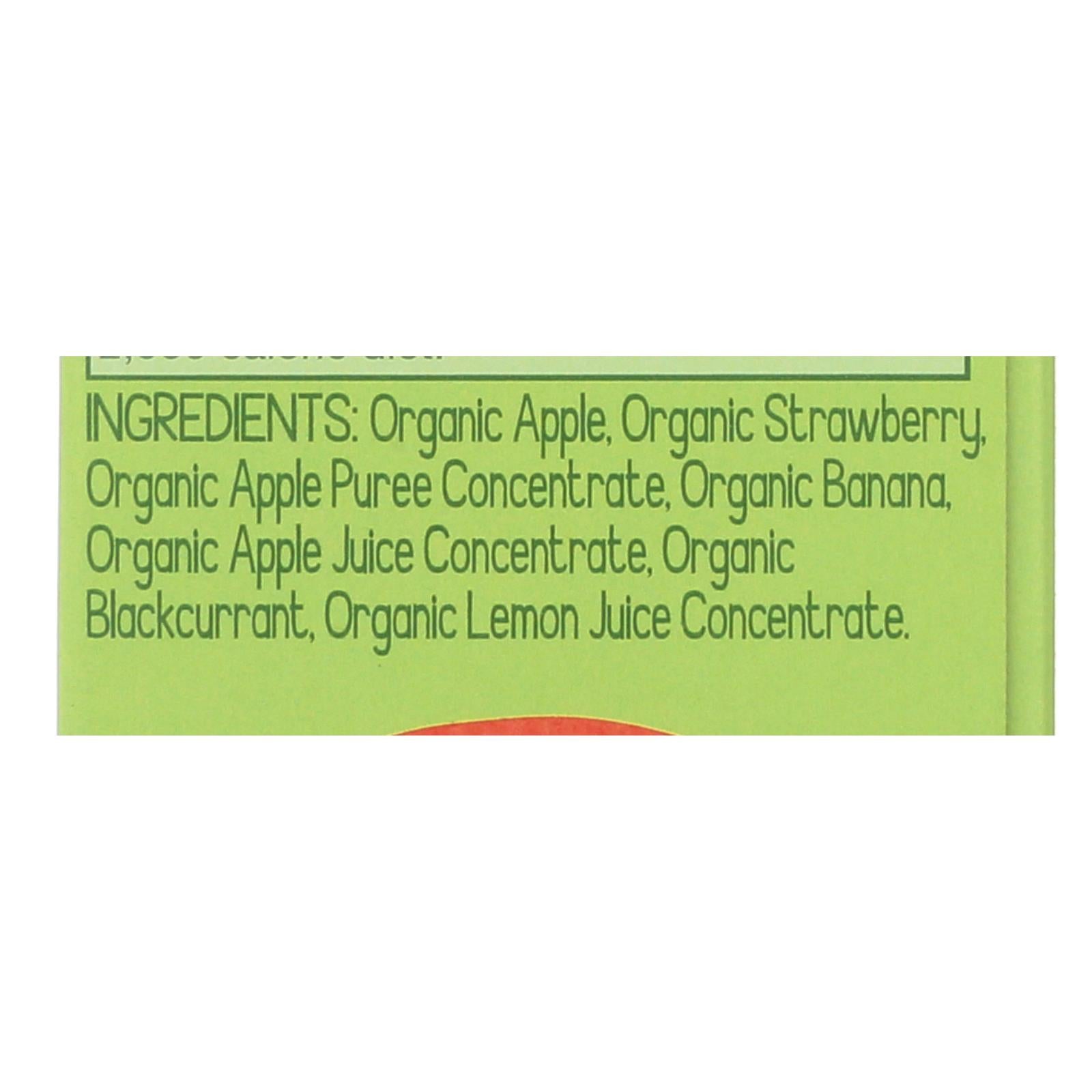 Gogo Squeez Apple Strawberry Applesauce 3.2 Oz. Pack of 12