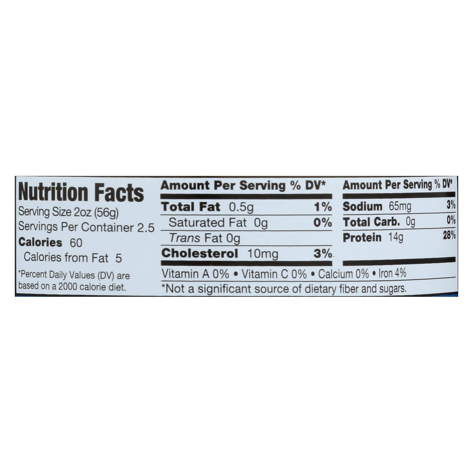 Wild Planet Wild Skipjack Light Tuna, No Salt Added, 5 oz. (Pack of 12)