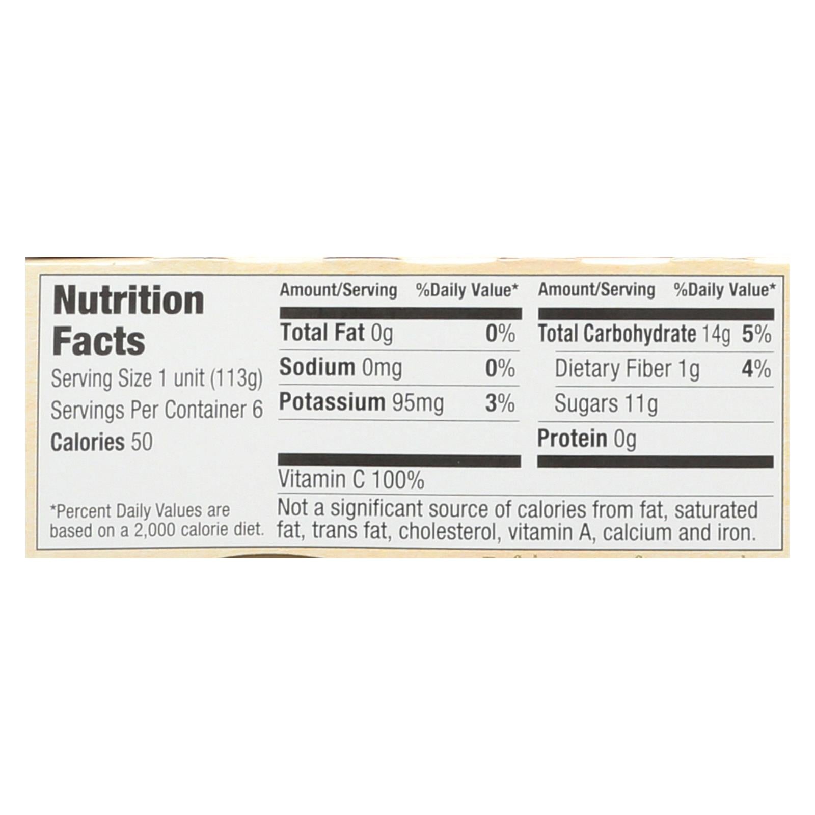 Santa Cruz Organic Apple Sauce Case of 12 - 4 Oz. Pouches