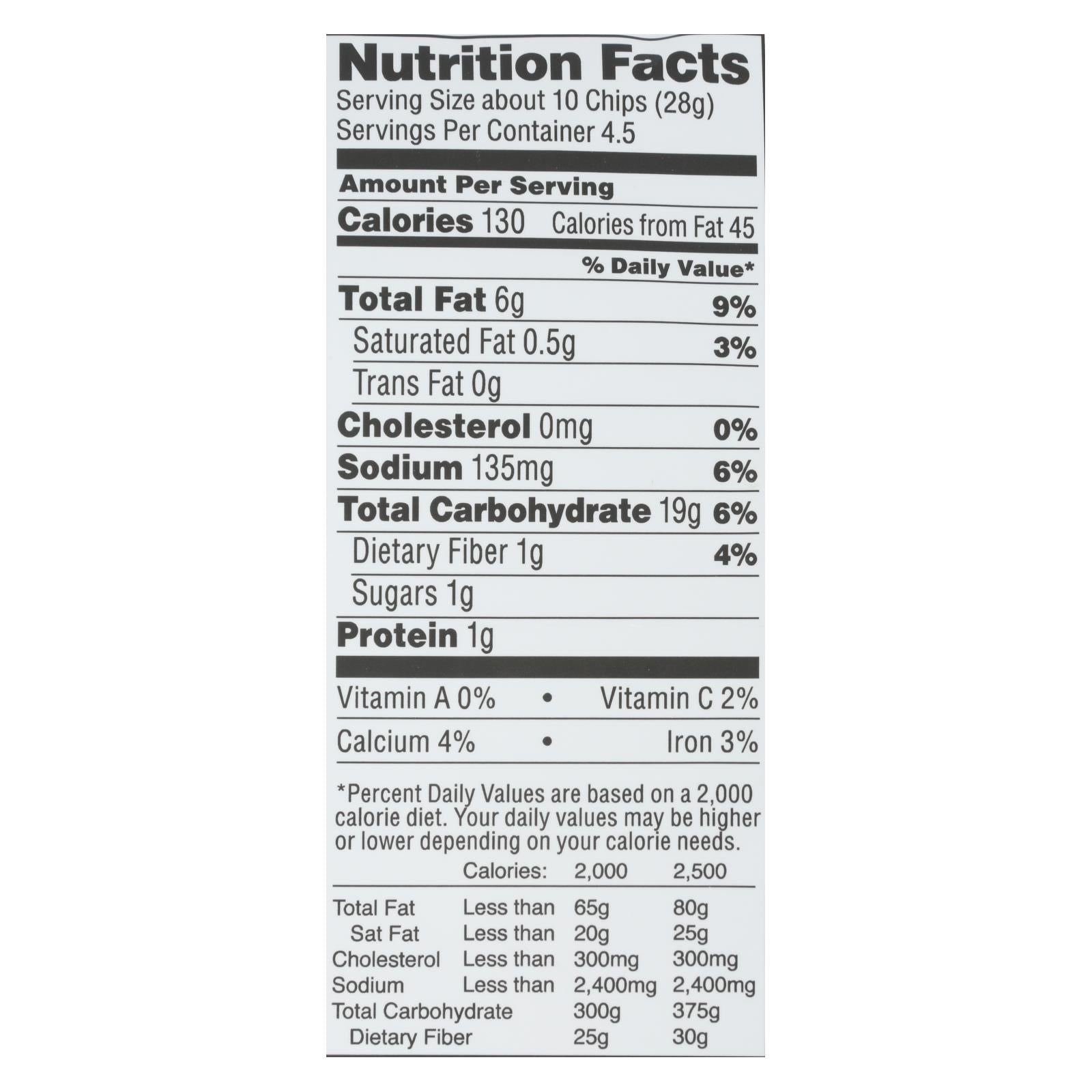 From The Ground Up Tort Chips Cauliflower Sea Salt 4.5 Oz (Pack of 12)