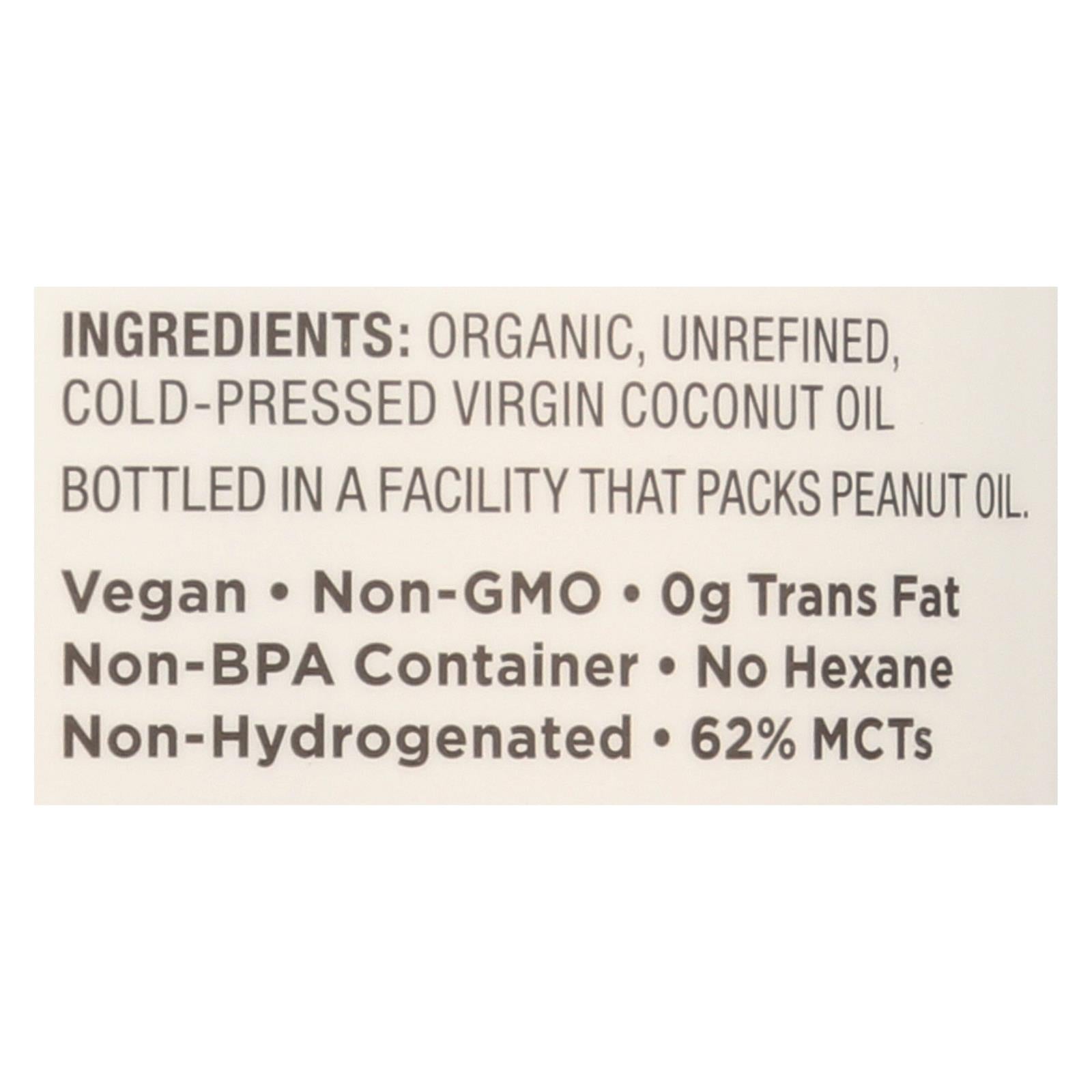 Nutiva Organic Virgin Coconut Oil, 15 Fl Oz.