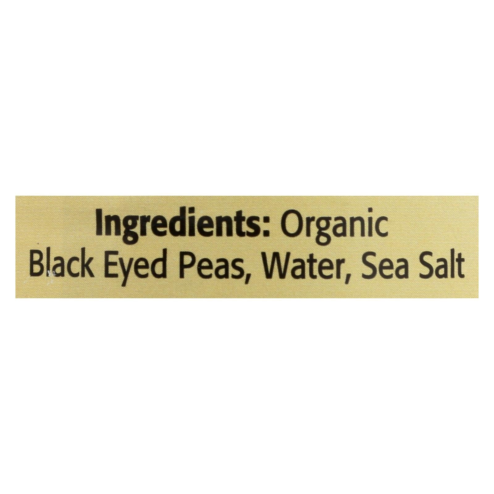 Bulk 12 Pack, Omena Organics Black-Eyed Peas  (15 Oz.)