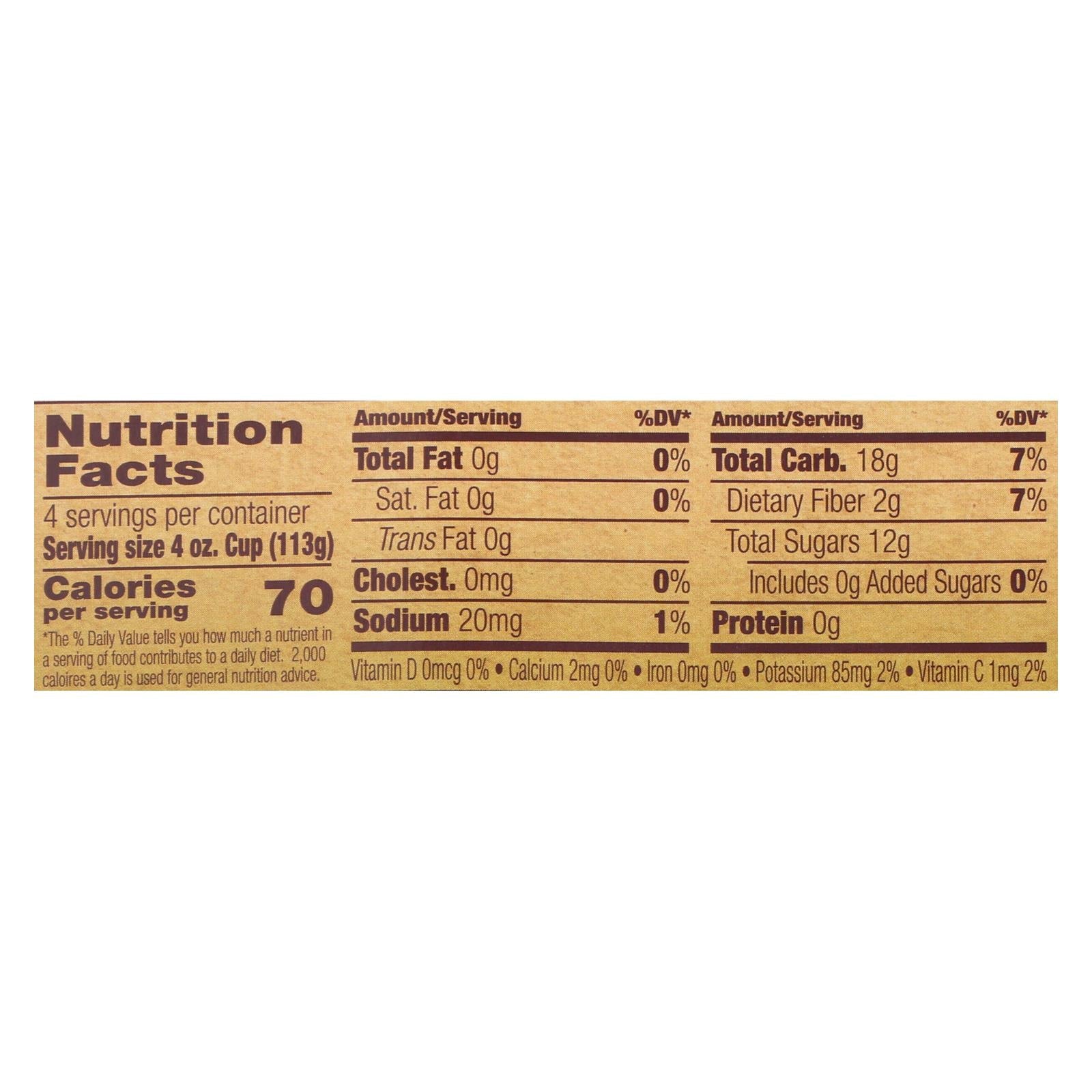 North Coast Organic Applesauce 12x4 Oz.