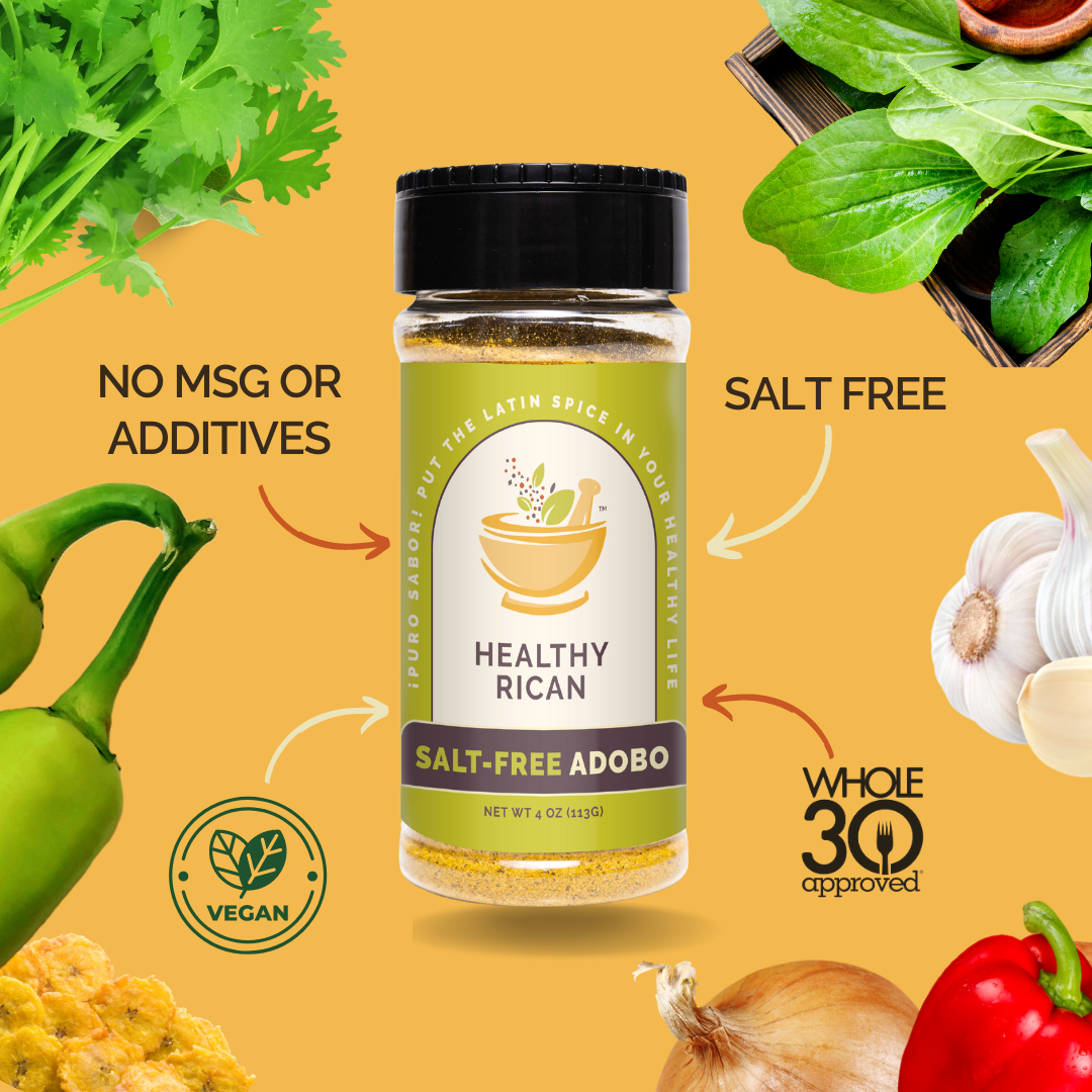 Salt-Free Adobo Seasoning Jar