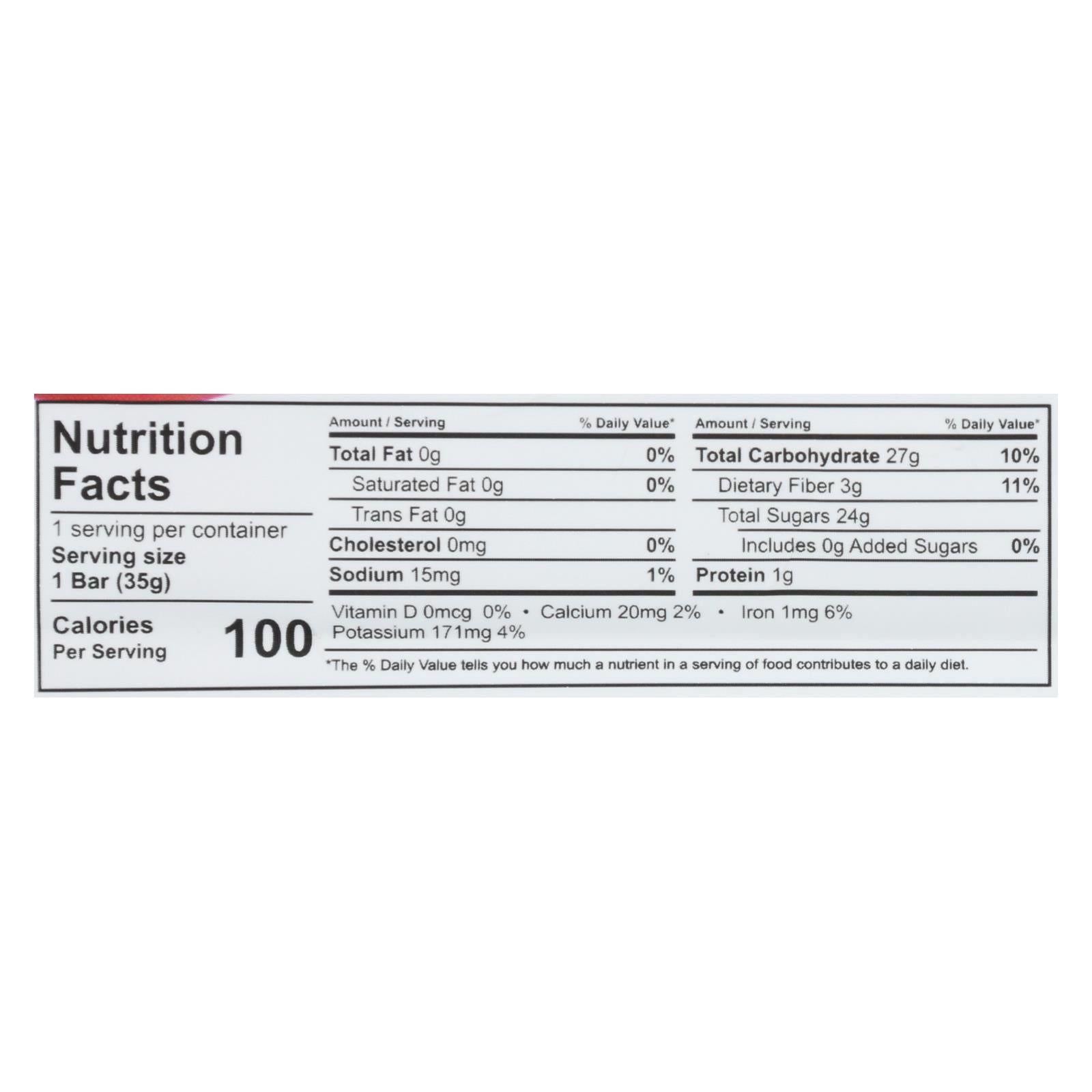 That's It Apple and Pear Fruit Bars - Case of 12 - 1.2 oz Each