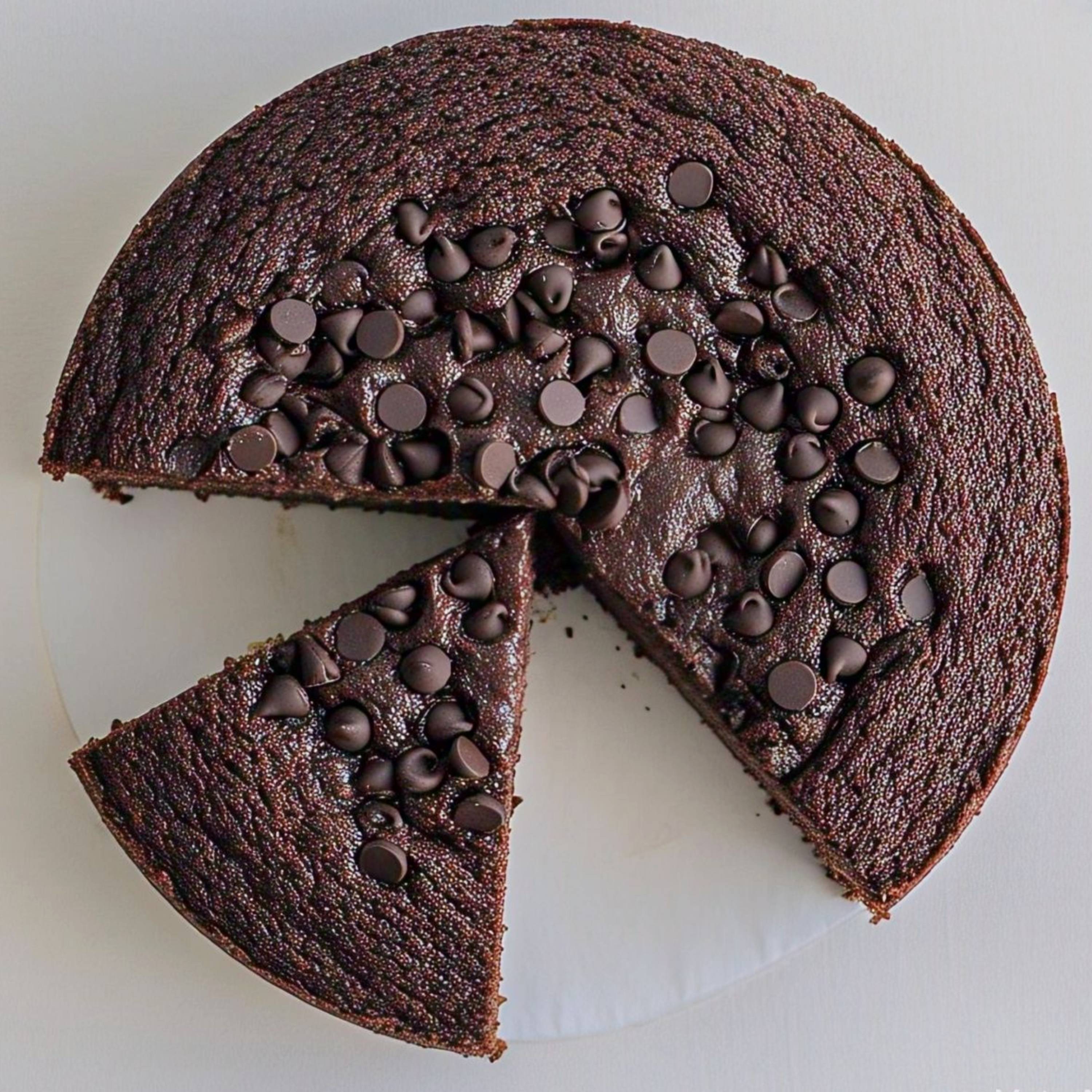 Andy Anand Sugar Free Chocolate Chip Cake - Divine dark chocolate chip Cake Delight - Best Birthday Cakes Delivery From Bakery (2.8 lbs)