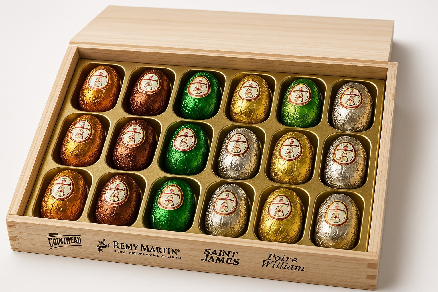 Andy Anand Gourmet Chocolate Liquor Cordials Bottles – European Dark Chocolate, Non-Alcoholic Liquor-Filled Assortment, 60% Cocoa Butter, Gift Box