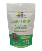 Complete Crackers - ZA'ATAR & ONION (5.1oz): Gluten-Free, Dehydrated