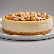 Andy Anand Gluten Free Sugar Free Caramel Cashew Cheesecake 9"- Delicious-Decadent Guilt-Free Treat" Best Cheese Cake Near Me For Celebrations & Delicious Diabetic Dessert (2.6 lbs)