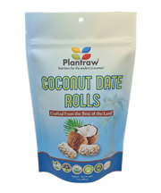 Coconut-Date Rolls - Original (7oz) - 0g refined carbs. Gluten free, Raw, vegan, organic, paleo friendly.