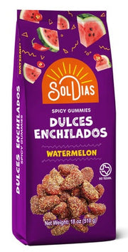 SolDias Spicy Gummies - Dulces Enchilados - Watermelon 18oz