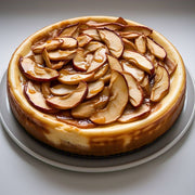 Andy Anand Gluten Free Apple Cheesecake 9" - Gluten Free Cheesecake Near Me Delivery - Freshly Baked and Delivered to Your Doorstep (2 lbs)