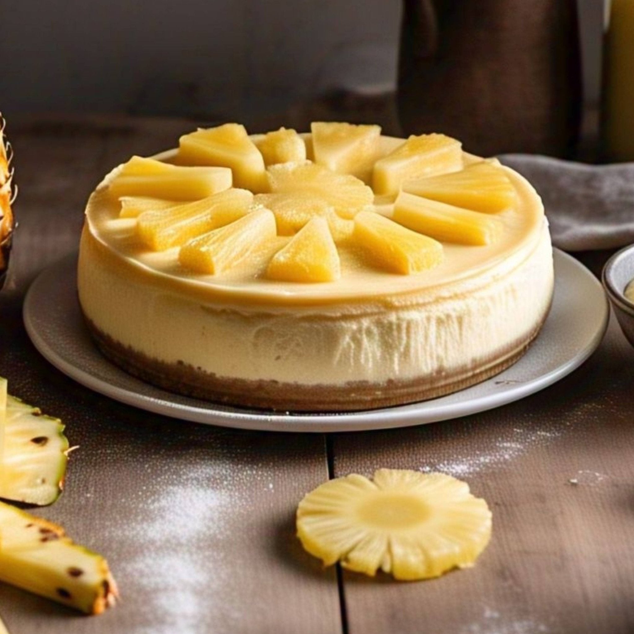 Andy Anand Gluten Free Pineapple Cake 9" - Irresistible Creations, Indulge in Cake - A Delicious and Moist Treat (2.6 lbs)