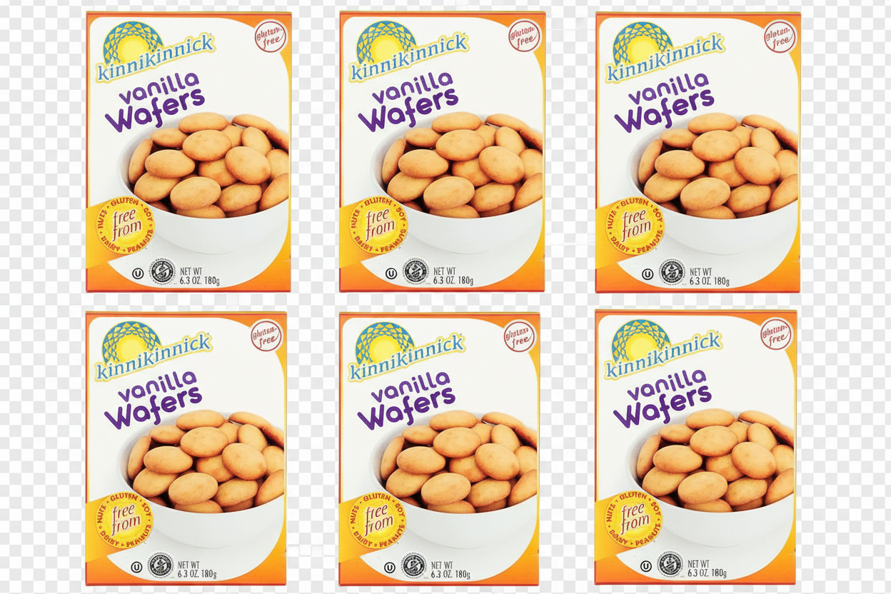 Kinnikinnick Vanilla Wafer Cookies (Pack of 6 - 6.3 Oz.)