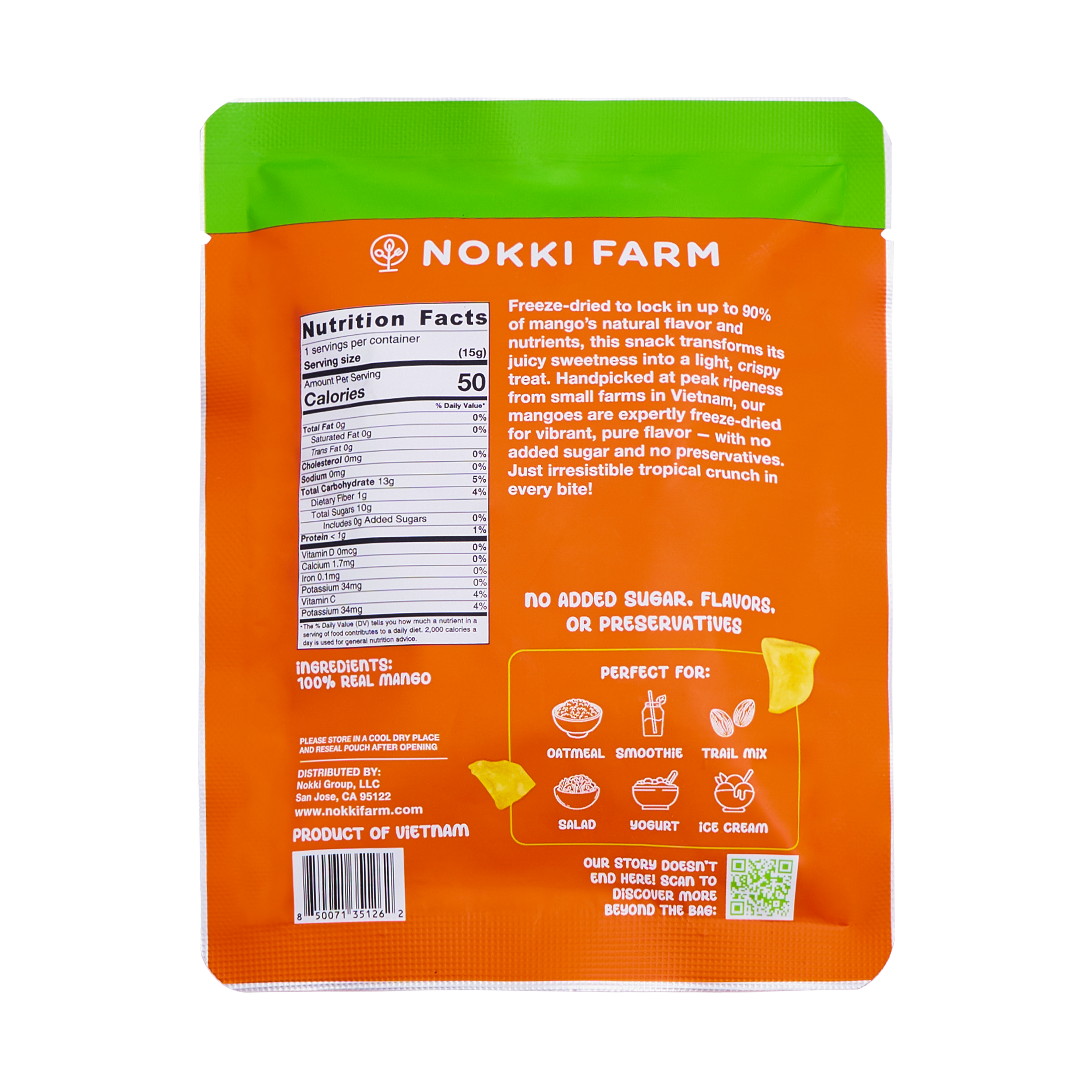 Freeze-Dried Mango
