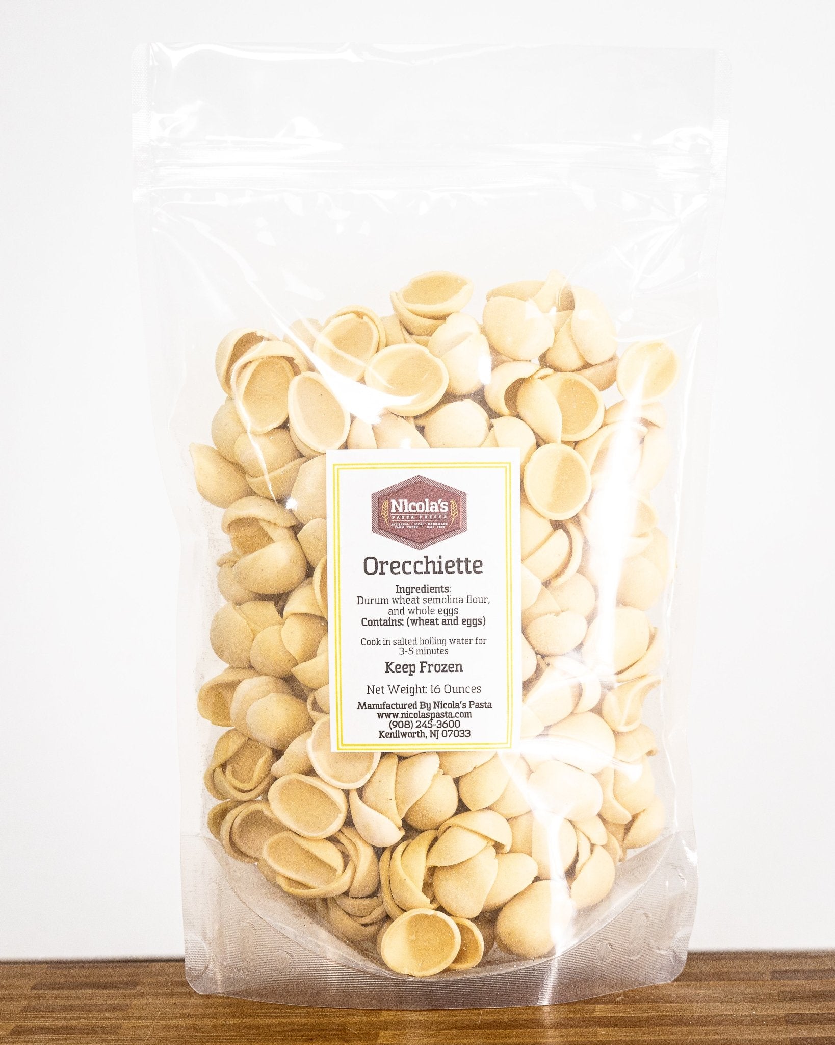 Fresh Orecchiette Pasta
