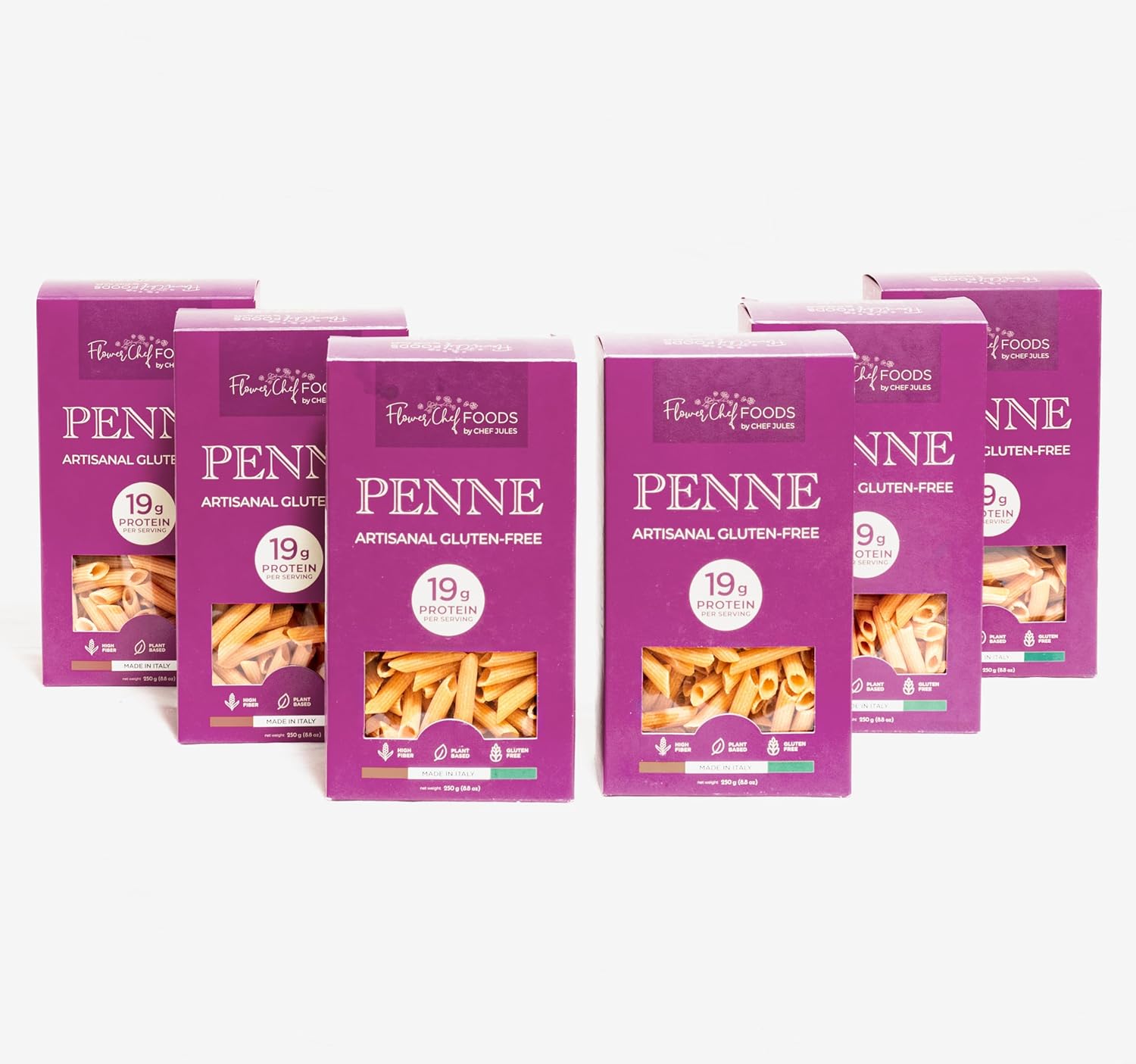 Artisanal Gluten Free & High Protein Pasta - Penne- 6 pack