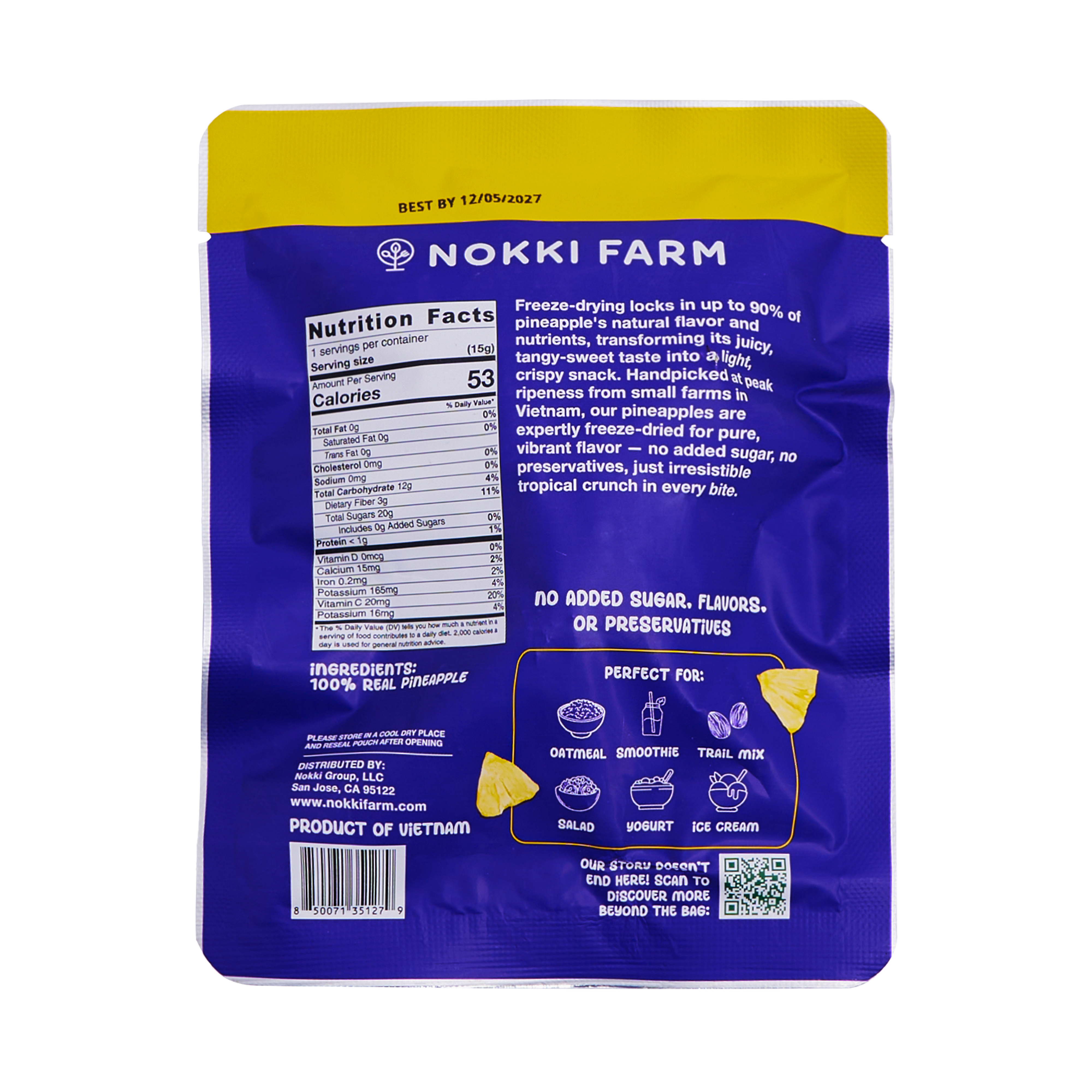 Freeze-Dried Pineapple