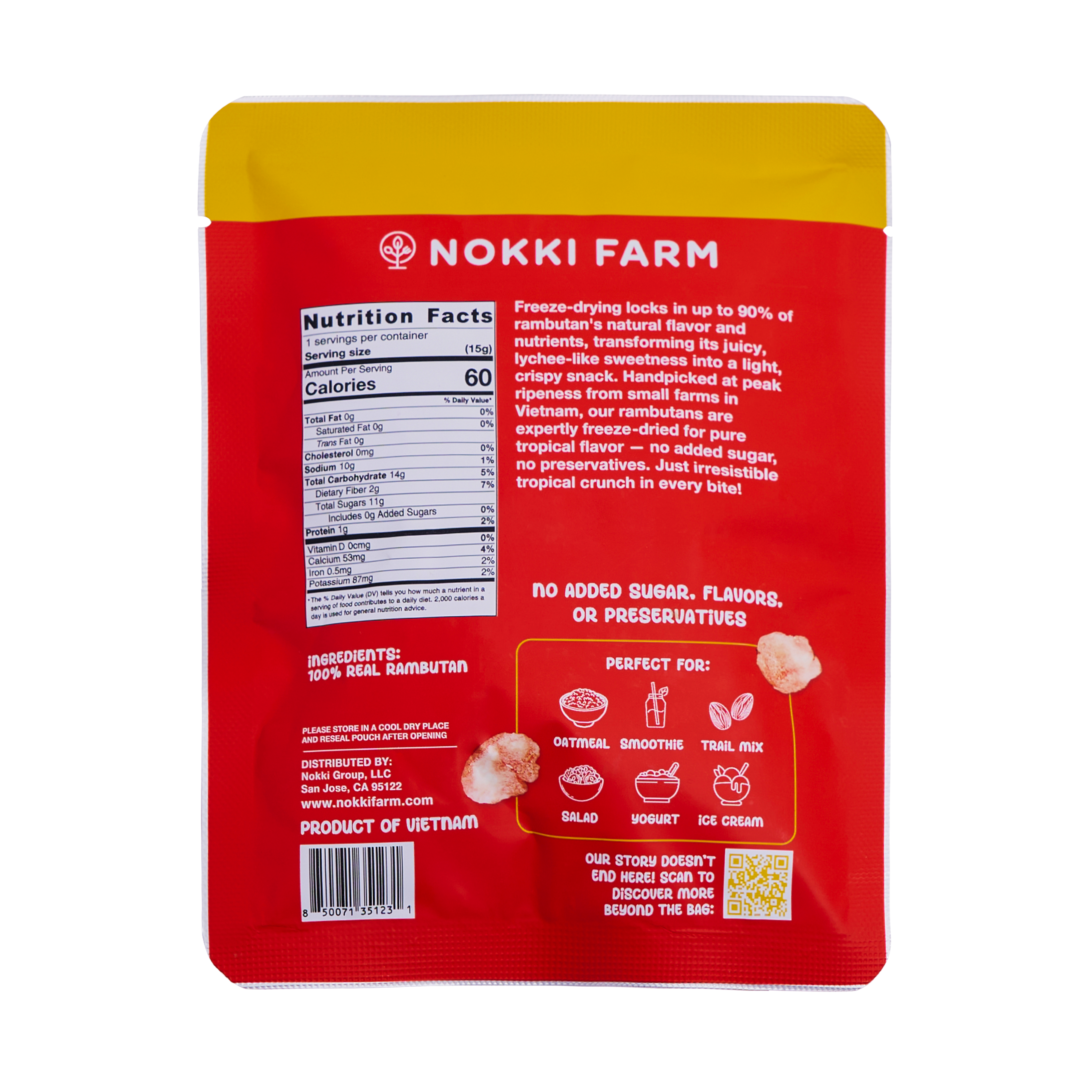 Freeze-Dried Rambutan Crisps