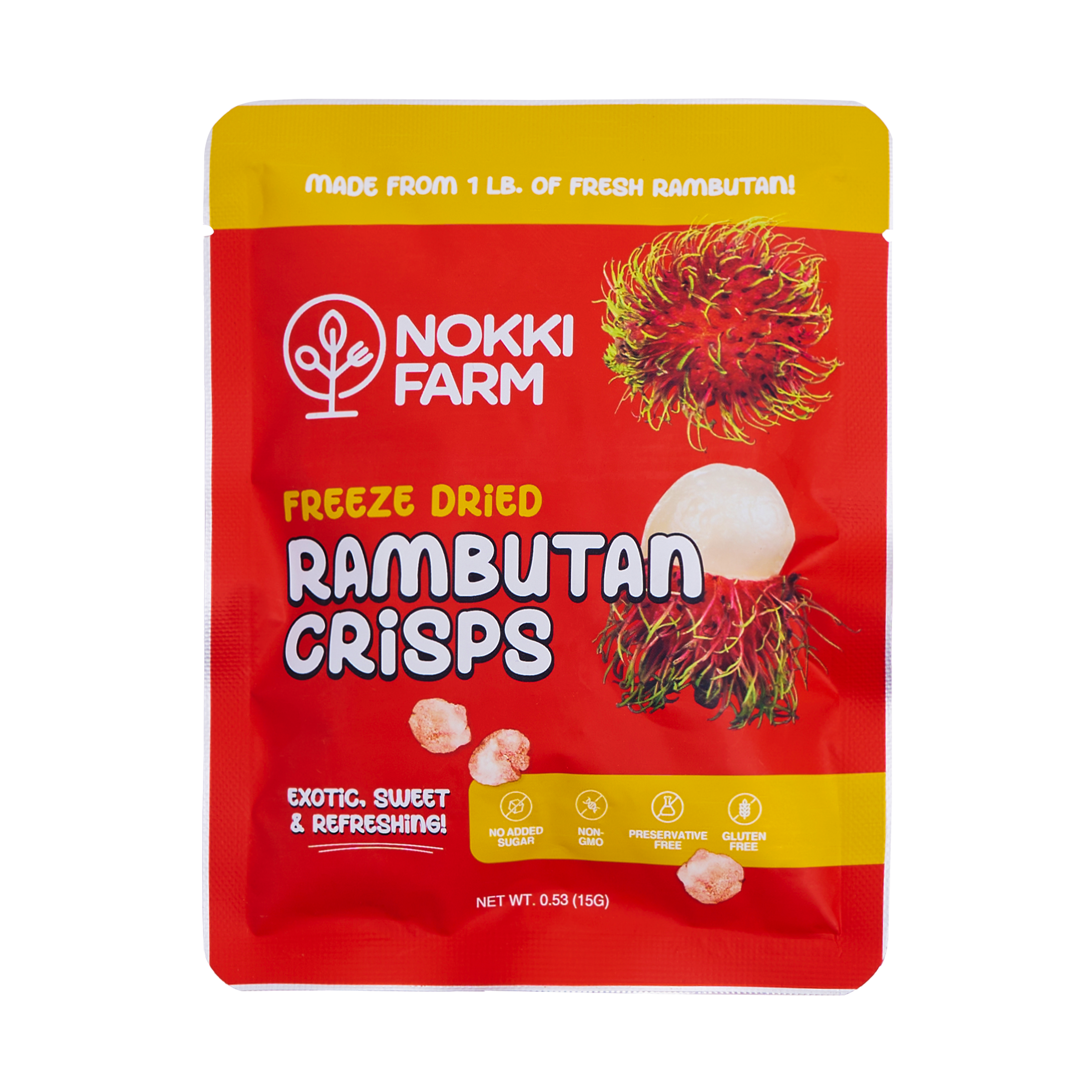 Freeze-Dried Rambutan Crisps
