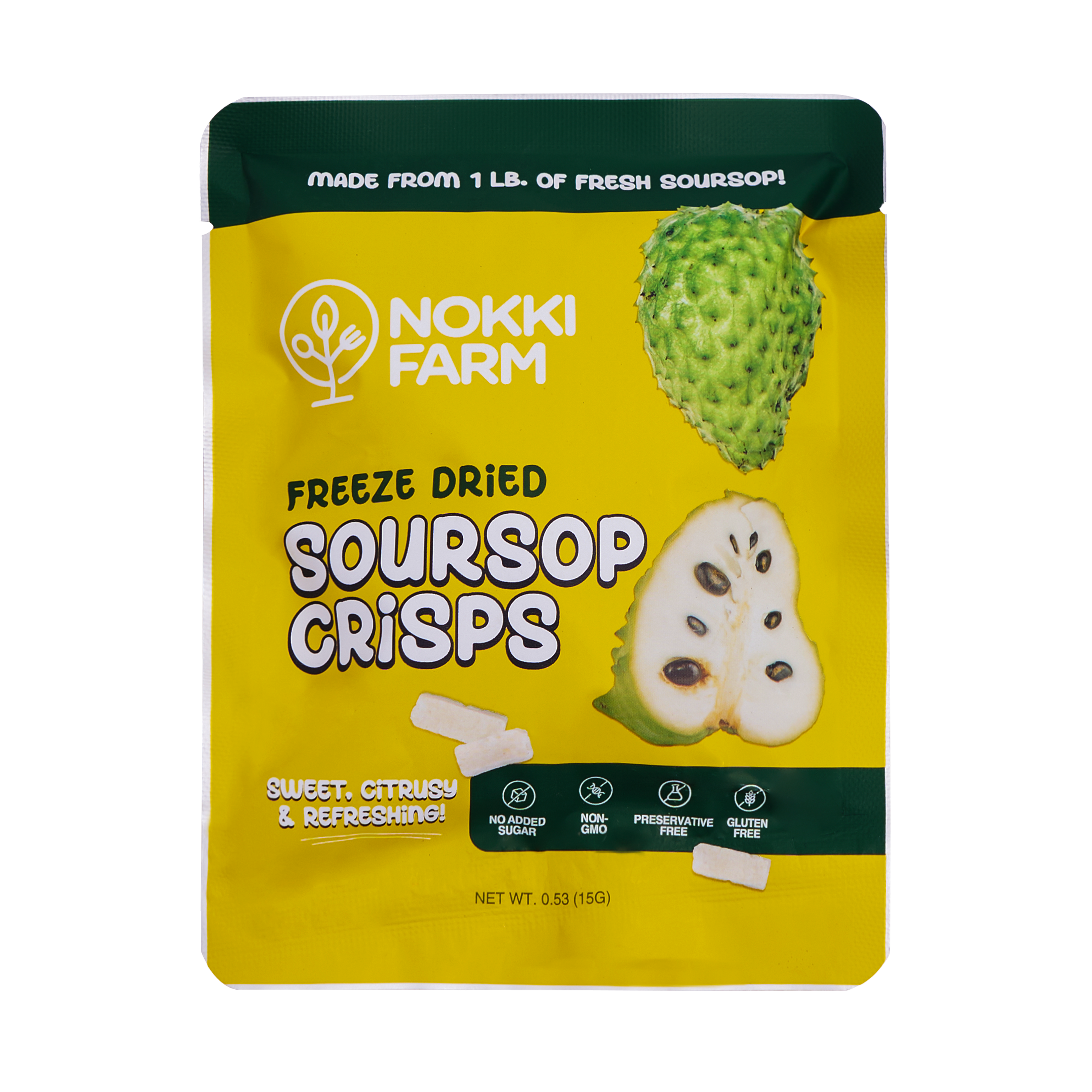 Freeze-Dried Soursop Crisps