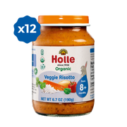 Holle Organic Baby Food Jar - Veggie Risotto - 12 Jars